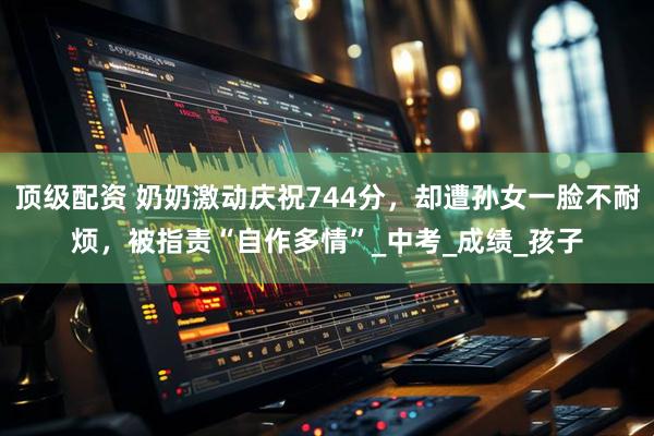 顶级配资 奶奶激动庆祝744分，却遭孙女一脸不耐烦，被指责“自作多情”_中考_成绩_孩子